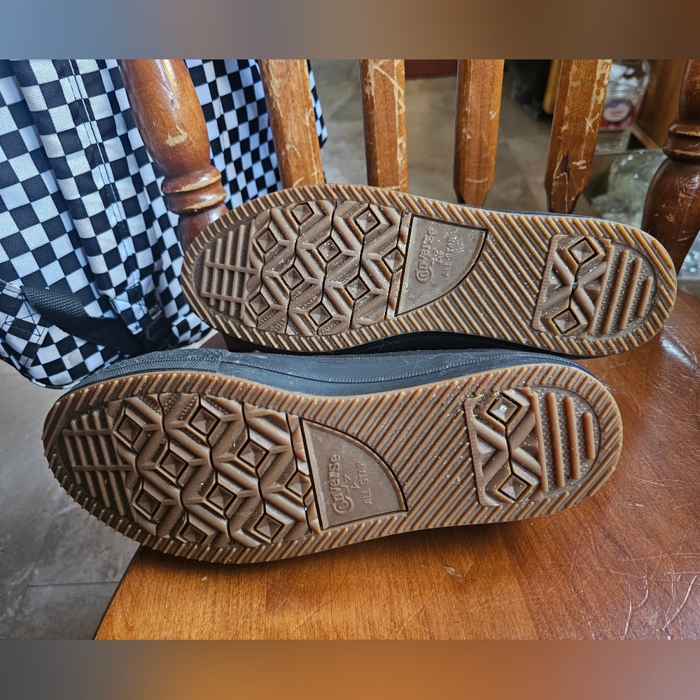 Waterproof Converse Men's Black High-Top Sneakers - Picture 6 of 11